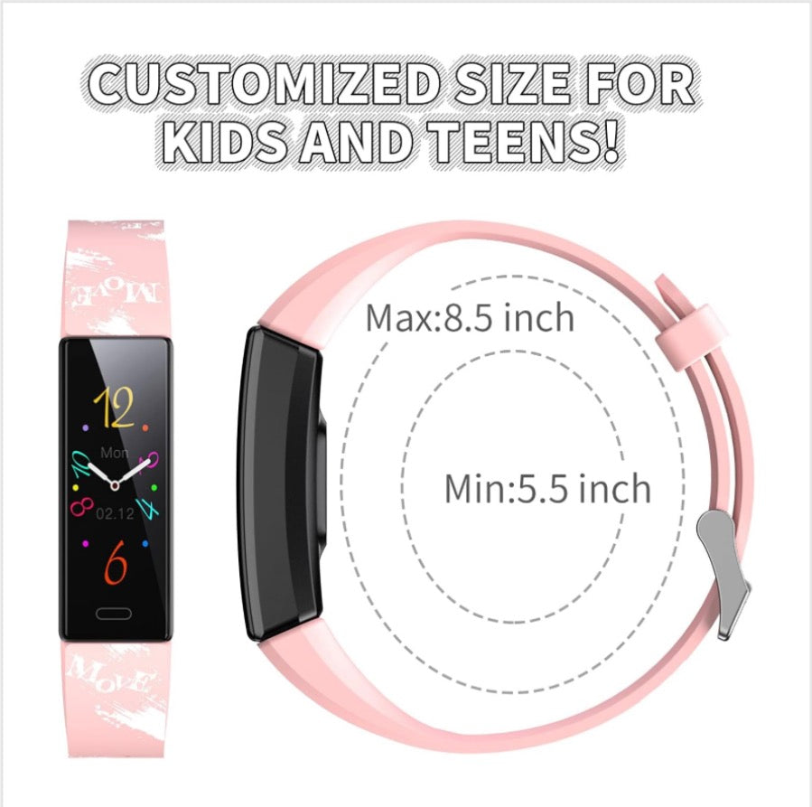 Kids Watch Fitness Tracker, Fitness Watches for Kids, Activity Tracker with Pedometers, Stopwatch, IP68 Waterproof, 11 Sport Modes Smart Watch for Kids Age 6-16 Years Old